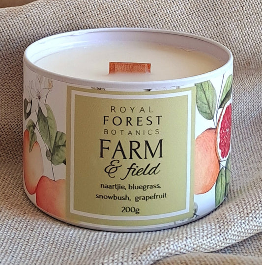 Farm & Field Tin Candle