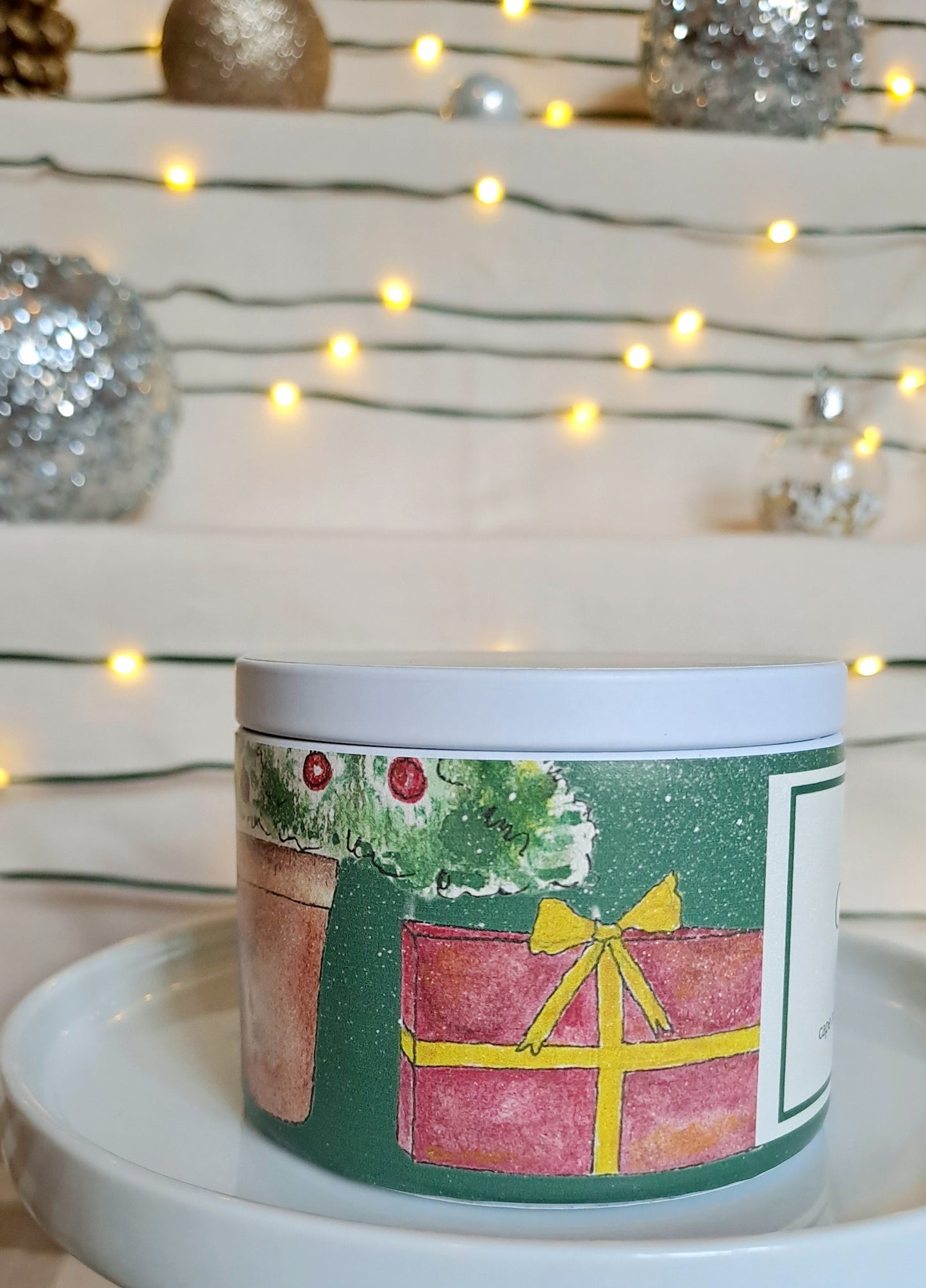 Christmas Eve Tin Candle